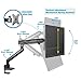 AVLT-Power Aluminum Single Monitor Mount Stand with One Mechanical Spring Arm Desk Riser -Full Motions, Heavy Duty Holds 17″ to 32″ LED LCD Screen, Up to 17.6 lbs Each, VESA 75/100thumb 1