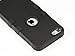 ULAK iPod Touch 7 Case, 3 in 1 Hard PC Case with Shockproof Silicone Interior Heavy Duty High Impact Dual Layer Protective Case for Apple iPod Touch 7th/6th/5th Generation (Black)