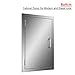CO-Z 304 Brushed Stainless Steel BBQ Door, SS Single Access Doors for Outdoor Kitchen, Commercial BBQ Island, Grilling Station, Outside Cabinet, Barbeque Grill, Built-in 17W x 24H