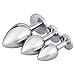 VBN Set of 3 Bu~tt P~lu~g T-bar Base - Metal Alloy Toys for Role Play Games - Jeweled Stimulator for Men and Women - 3 pcs Beginners Silicon Anales Set - Best Idea for Gift - Purple Gem