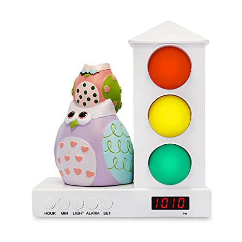 Stoplight Sleep Enhancing Alarm Clock for Kids (Owl Clock) Pricepulse
