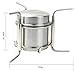 Portable Camping Stoves Alcohol Stoves Stainless Steel Lightweight Set Stove for Backpacking,Camping,Hiking