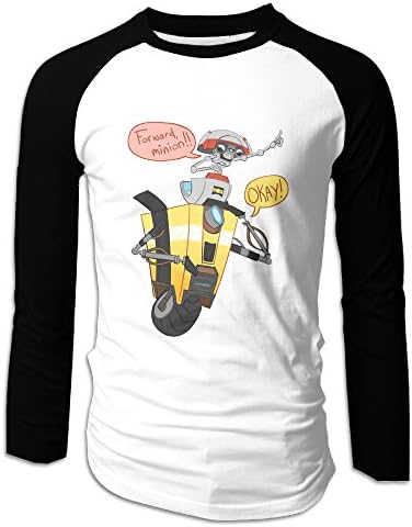 Borderlands Claptrap Black Youth Classic Two Tone Tee