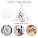 little dove Pet Teepee House Fold Away Pet Tent Furniture Cat Bed with Cushion 28 Inch White Pompomthumb 3