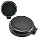 Zinnor Portable Mini Folding Hair Brush with Mirror Compact Collapsible Travel Hair Tools Black