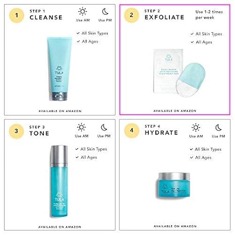 tula exfoliating pads