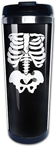 Stainless Steel Coffee Travel Mug Insulated Cup Originals X-ray Skeleton Bones Subway