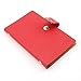 Business Card Holder Book PU Leather 240 Name Cards Organizer (Red)