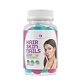 Organic & All-Natural Hair Growth Vitamins for Thicker, Stronger and Healthier Hair in a Gummy Form, 30 day supply (60Ct)