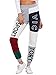 SweatyRocks Women's Lounge Sweatpants Color Block Letter Printed Jogger Pants