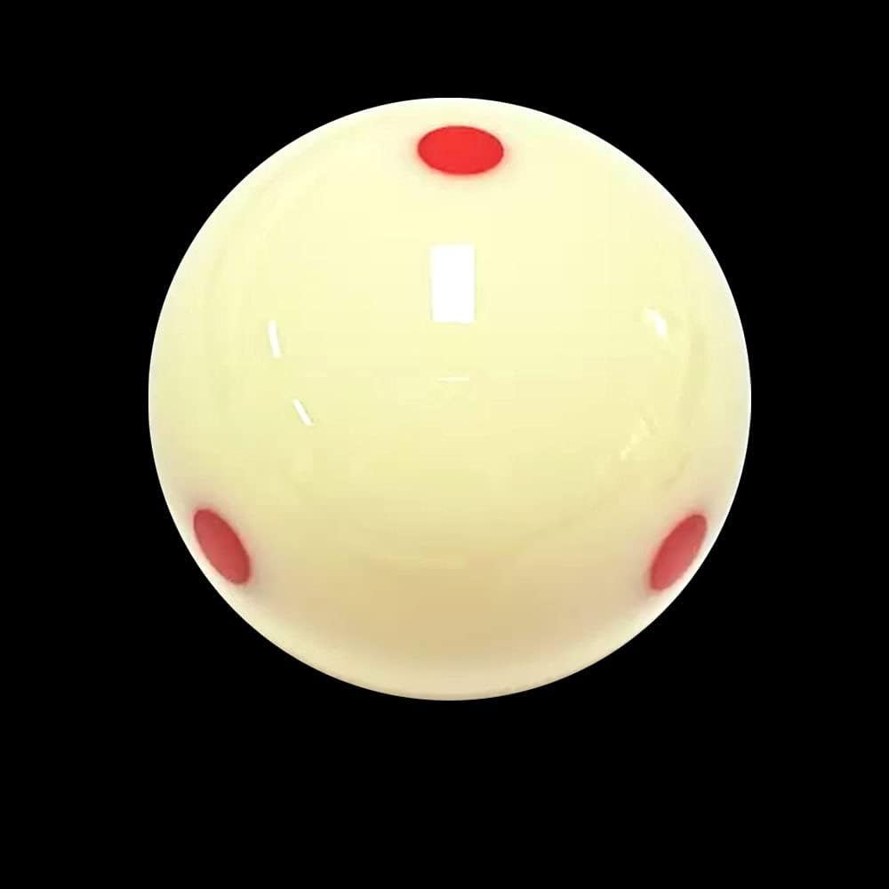 POFET 57mm Dot-Spot Pool Ball Billiard Training Ball for Kids and Adult (White), 2#, 5.72 cm - Image 3