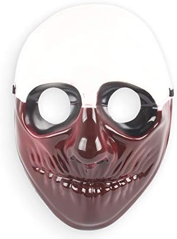 Coolgun Halloween Mask Masquerade Shows Supplies Props Horror Resin Evil Funny Face Clown Mask Dress Up Suitable for Adults (Old man)