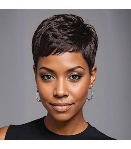 Amazon.com : FCHW Short Pixie Cut Hair Wig Short Hairstyles  display picture 3