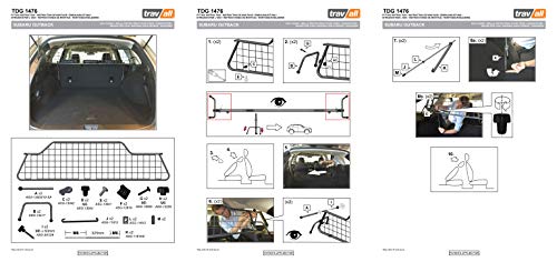 Travall Guard Compatible with Subaru Outback (2014-Current) TDG1476 - Rattle-Free Luggage and Pet Barrier