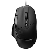 Logitech G G502 X Wired Gaming Mouse - LIGHTFORCE Hybrid Optical-Mechanical Primary switches, Hero 25K Gaming Sensor, Compatible with PC - macOS/Windows - Black