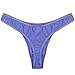 FEESHOW Mens Smooth G String Thongs Open Front Underwear Medium Purple
