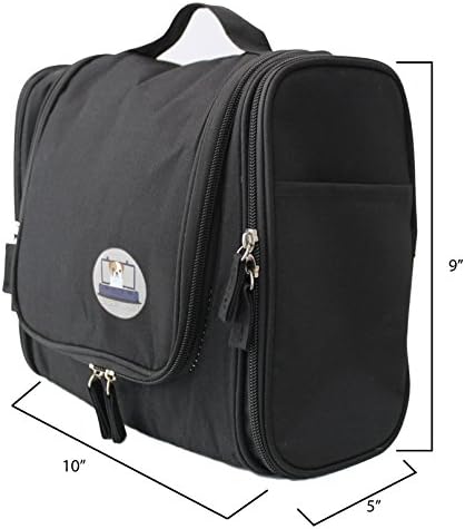 Hanging Toiletry Bag for Men &amp; Women Bottle Set Travel Toothbrush by Grams World