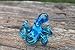 Small Glass Octopus Sculpture Art Collectible Artglass Lampwork animal Figurines Miniature Octopus Little Glass Animals Murano Gift Blown