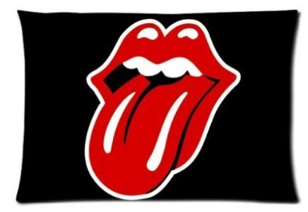 Pillow Cases Chic Eden Rock Band Rolling Stones Funny Red Big Red