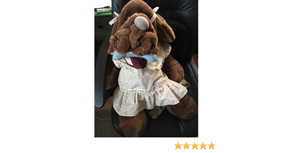 original wrinkles dog puppet