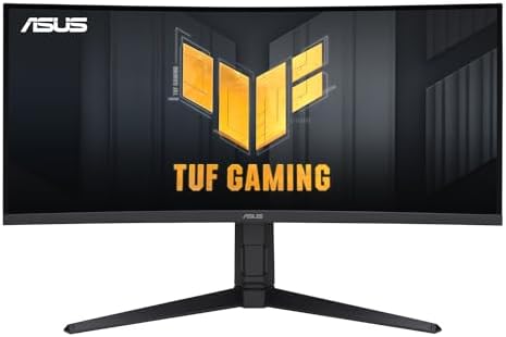 TUF Gaming VG34VQL3A - Ecran PC Esport Gaming incurvé 34" WQHD (3440 x 1440, 180Hz, 1500R, Extreme Low Motion Blur, Freesync Premium Pro, 1ms GTG, DisplayHDR 400, DisplayWidget Center)