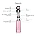 Stainless Steel Water Bottle, FILWO Double Wall Vacuum Insulated Coffee Travel Mug 100% Leak & Sweat Proof BPA Free, Cold 24 Hrs/Hot 12 Hrs 15 oz One Hand Open Vacuum Flask (Pink)