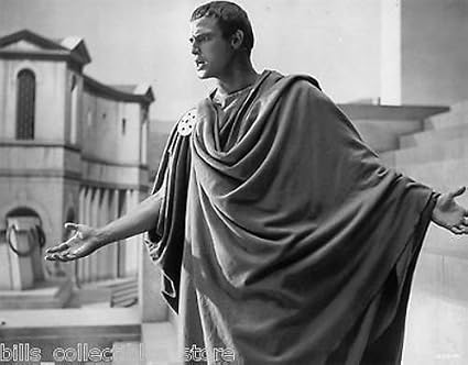 JAMES MASON JOHN GIELGUD MARLON BRANDO JULIUS CAESAR 8X10 PHOTO #E4563