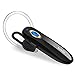 kendir Bluetooth Headset, V4.1 Wireless Bluetooth Earpiece Lightweight 8H Playtime Hands-Free Earpiece with Mic Noise Cancelling,Carrying Case, for Driving Running Cooking Gym (Black)