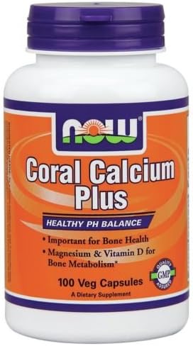 NitikanShop Now Foods Coral Calcium Plus Magnesium & Vitamin D 100 Vcaps (1)