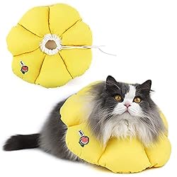 HiDREAM Cat Cone Collar,Cute Waterproof Elizabethan