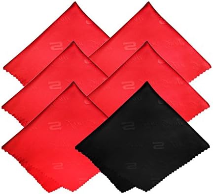 AMAZING Microfiber Cloth - EXTRA LARGE (10 inch). Thick Quality Multi-Purpose Microfiber Cleaning Cloth. NO liquid needed. Lint-Free and Non-Abrasive cloth. (5)