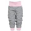 Lilakind Softshell broek babybroek kinderbroek herfst winter gevoerde regenbroek effen grijs gestreept roze wit maat 50…
