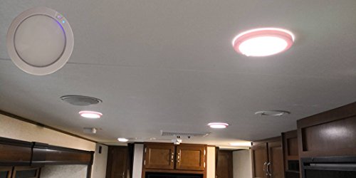 image for Facon 2Packs 5Inch LED RV Panel Light Surface Mount 12V DC Interior Li