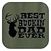 ThisWear Best Buckin' Dad Ever T-Shirt XL Military Green [PPP]