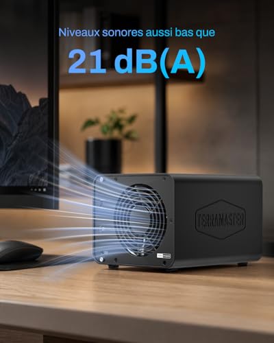 TerraMaster 2 Bays 5 Bays 8 Bays Memory USB 3.2 (Gen2) 10Gbps External Enclosure for Hard Drive Support Raid 0/1/Single/JBOD(without Disk) (D8 Hybrid 2)