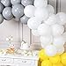 PartyWoo Gray Yellow White Balloons, 60 pcs 12 Inch Pack of Yellow Balloons, Gray Balloons, White Balloons, Yellow Grey Balloons for Yellow Party Decorations, Yellow Gray Baby Shower Decorations