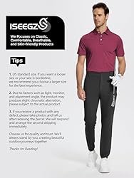 ISEEGZ Mens Golf Shirt Short Sleeve Funny Print