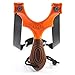 SimpleShot Scout XT Slingshot with Target, Ammo and Bands for Professional Hunting and Powerful Target Shooting (Orange)