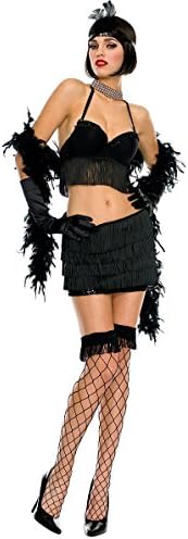Rave Wonderland Women's Black Dress Flapper Extra Small