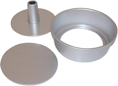 Amazon 丸底ケーキパン アルミ合金 取り外し可能 丸い 中空 シフォンケーキ 金型 ベーキング 6インチ ケーキ型 オンライン通販