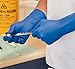 Shamrock 16014-XL-bx Action Safety Medical Grade Examination Glove, 15 mil, Powder-Free, Textured, Natural Rubber Latex, 12