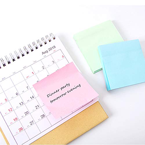 Self-Stick Notes,Sticky Notes, Colorful Bookmark, 3 in x 3 in, 100 Sheets per pad, 8Pads/Pack