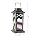 Garden Decorative Solar Lanterns Outdoor Waterproof Hanging Lamp,American Flag Independence Day National Day
