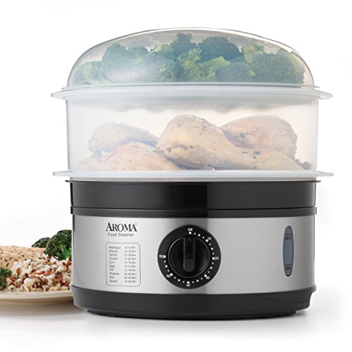 3 Aroma+Housewares+5+Quart+Steamer+Stainless