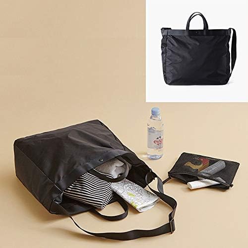 Shoulder Bags, Bag Big Capacity Waterproof Shoulder Tote Bag (black)