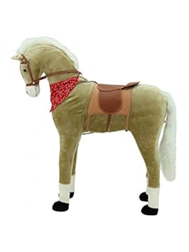 Sweety Toys 9039 GIANT XXL Riesen Pferd Plüschpferd beige Stehpferd