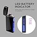 Lighter, Electric Lighter with LED Battery Display, USB Rechargeable Arc Lighter Windproof Plasma Lighterthumb 3