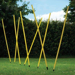 Net World Sports Slalomstangen 1,8 m, 16 Stück
