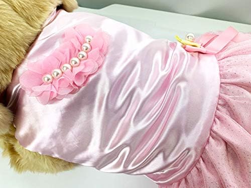春夏 パーティー フリル 大型犬 お花 フォーマル リボン ドレス 4xlサイズ 4xlサイズ ピンク パール ピンク フレブル 大型犬 フリフリ 4xl 女の子 中型犬 激安超特価 フレブル B08zp9s1 ワンピース レース ボタン 結婚式 新作製品 世界最高品質人気 柴犬 正規品