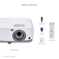ViewSonic PG707W 4000 Lumens WXGA Networkable DLP